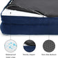 Bedsure L Plus Orthopedic Dog Bed for Large Dogs - Washable Dog Cat Bed Waterproof, L Plus Big Comfort Dogs Couch Sofa with Washable Removable Cover, Pet Bed with Nonskid Bottom, Blue Navy, 38"