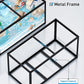 BUCATSTATE Hamster Cage Metal 3.0 - Chewproof Large Rat Cage Stackable with Top Access Easy Assemble 47L x 23.6W x 25.5H Inches Dwarf Syrian Hamster Tank for Gerbil Mouse (7.75 ft², Black)