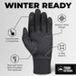 Tough Outdoors Running Gloves - Touch Screen Ski Glove Liners - Men's Winter Gloves - Glove Liners for Cold Weather