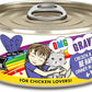 Weruva B.F.F. OMG - Best Feline Friend Oh My Gravy!, Chicken & Beef Be Happy with Chicken & Beef in Gravy, 5.5oz Can (Pack of 8)