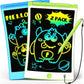 TEKFUN 2 Pack LCD Writing Tablet with Pen Cord, 8.5in Erasable Doodle Board Mess Free Drawing Pad for Kids, Car Trip Educational Toys Birthday for 3 4 5 6 7 Girls Boys (Blue*Green)