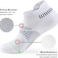 MONFOOT Men's/Women's 3-10 Pairs Silky Dry Athletic Cushion Ankle Socks, Multipack