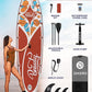 Inflatable Stand Up Paddle Board with SUP Accessories, Anti-Slip EVA Deck, 11'*33" Inflatable Paddle Boards for Adults & Youth of All Skill Levels