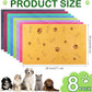 Chumia 8 Pcs Dog Towels for Drying Dogs Cats Pet Towels Bulk Puppy Microfiber Quick Drying Paw Bath Bathing Supplies Absorbent for Medium Pets(Colorful,18 x 28 Inch)