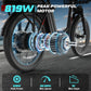 Caroma Electric Scooter with Seat, 48V Removable Battery E-Bike, Up to 30Miles&20MPH, 500/800/1200W Motor, 20" Fat Tire Adult Electric Bicycles for Commuting with Basket