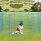 30 Tall Dog Blue Playpen Crate Fence Pet Kennel Play Pen Exercise Cage -8 Panel