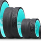 4 Pack Back Roller- Yoga Wheel for Back Pain Reliefn & Stretching, Back Wheel for Deep Tissue Massage, Back Stretcher for Physical Therapy & Exercise