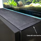 Landen Aquarium Wooden Stand and Cabinet for up to 20 Gal Tank, Fish Reptile Sea Salt Water Tank Stand, Nano Foam Leveling Mat Included, W17.7xD17.7xH31.49 in,Wooden Matte Black Painted(Stand Only)