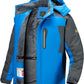 Men's Winter Ski Jacket Warm Waterproof Fleece Liner Snow Coat Hooded Windproof Mountain Raincoat