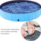 Yaheetech Foldable Dog Pet Bath Pool Hard Plastic Doggy Duck Swimming Pool Collapsible PVC Outdoor Bathing Tub Dog Pools for Large Medium Small Dogs XXXL