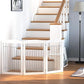 Spirich Freestanding Wire Pet Gate for Dogs, Tall Dog Gate for The Houes, Doorway, Stairs, Pet Puppy Safety Gate with Sliver Wire 60 Inches Extra Wide, 30 Inches Tall, 3 Panels, White