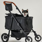 Medium Dog Stroller for Large Dogs, pet Stroller for Medium Dogs Up to 66lbs, All-Terrain with Adjustable Handle & Canopy, Sun Shades, Storage Organizer, Waterproof Oxford Fiber
