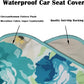 Car Seat Cover Protector Front Seats,for Gym Workout,Running,Swimming,Beach and Hiking,Waterproof Sweat Towel Bucket Seat Covers for Cars SUV Trucks (Chrysanthemum, 1Pcs)