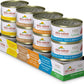 almo nature Wet Cat Food HQS Natural Rotational Diet Chicken & Tuna Selection-Variety Pack, Grain-Free, High-Protein, Highly Digestible, Sensitive Stomach Formula, Additive-Free, 2.47 oz Cans,24-Pack