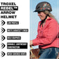 Troxel Rebel Turquoise Rose Helmet