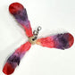 Interactive Cat Teaser Wand with Feather Attachments, Multi-Color Toys, 8 Piece Set