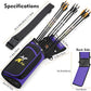 SUNYA X510 Field & Competition Hip Arrow Quiver | 3-Slot Noise-Free Archery Quiver with Sturdy Storage System (42x18cm)