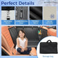 Back Seat Extender for Dogs,Hard Bottom Car Seat Cover,100% Waterproof 600D Heavy Durable Scratchproof Leather Car Dog Cover Back Seat,Non Slip Easy Clean Car Seat Protector,with Storage Bag