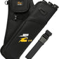 SUNYA Archery Hip Quiver for Arrows. Includes 3 Tubes Arrow Holder, Accessories Pockets and Waist Belt. Fit for Compound and Recurve Bow Practice.