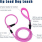 Slip Lead Dog Leash，Strong Nylon Rope Leash and Padded Handle,No Pull Outdoor Walking Training Lead for Small Medium Large Dogs(Fuchsia, 1/2"×6ft)