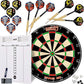 Vapor 180 Bristle Dartboard Staple Free Bullseye Steeltip Darts Extra Flights