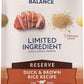 Natural Balance Limited Ingredient Adult Dry Dog Food with Healthy Grains, Reserve Duck & Brown Rice Recipe, 12 Pound (Pack of 1)