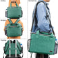 BAGLHER Dog Travel Bag Backpack Pet Supplies Backpack Pet Accessories Storage Bag 5-Piece Set with Shoulder Strap 2 Lined Pet Food Containers 4 Foldable Feeding Bowls Essential Kit for Pet Travel