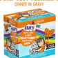 Weruva B.F.F. OMG - Best Feline Friend Oh My Gravy!, Purr-FECT Plannin'! with Chicken, Turkey & Salmon in Gravy Cat Food, 2.8oz Pouch (Pack of 12)