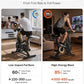 MERACH Exercise Bike, Brake Pad Stationary Bike with Exclusive App, Low Noise Indoor Cycling Bike with 300lbs Weight Capacity, Tablet Mount and Fitness Courses for Weight Loss