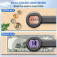 Pocket Digital Microscope for Adults Kids: 100X Handheld Magnifying Glass with Light, USB Coin Magnifier for Collector, Portable Jewelers Loupe with 2" Screen, Mini Scope for Trichome