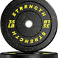 GIKPAL 2-Inch Bumper Plates High Bounce - Rubber Olympic Weight Plates Set for Home Gym, Barbell Plates for Weight Lifting Strength Training,