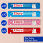 INABA Churu Cat Treats, Lickable, Squeezable Creamy Purée with Vitamin E, 0.5 Ounces per Tube, 120 Tubes Total, Tuna Variety