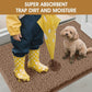 IM HOME 48" x 38" Camel Dog Door Mats for Muddy Paws, Chenille Absorbent Dog Mat, Non Slip Heavy Mud Mat for Dogs, Soft Pet Bed Mat for Entryway, Mud Paws, Inside Floor