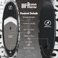 Inflatable Stand Up Paddle Board with SUP Accessories & Backpack. Paddle Boards for Adults. Non-Slip Deck, Wide Stance, Bottom Fin, Double Action Pump.