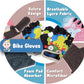 Soft-Style Kids Knee and Elbow Pads with Bike Gloves, Flexible Impact-Resistant Gear for Ages 2-11, Designed for Balance Bikes, Roller-Skating, and Skateboarding