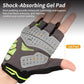 Souke Sports Mens Cycling Gloves with Gel Pads Half Finger Bike Gloves Lightweight Anti-Slip Shock-Absorbing for MTB Road Biking