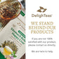 DelighTeas Liver Detox tea | Stomach Relief & Liver Cleansing | Ayurvedic Loose Leaf Milk Thistle, Fennel, Ginger Tea for Digestion | USDA Organic, Vegan, Caffeine Free, Sugar Free | 50 Servings, 5oz
