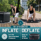 Albott Inflatable Cold Plunge Tub for Athletes, Ice Bath Tub with Insulated Lid Non-Slip Mat & Handles, Water Chiller Compatible, Portable for Indoor & Outdoor Recovery, 525 Gal, 79"L x 79"W x 33"H
