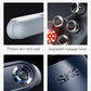 SKG Cordless Neck Massager for Pain Relief Deep Tissue Vibration Foldable Travel Massager,Portable 9D Neck Massager for Office Gifts for Men and Women