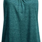 Miusey Womens Sleeveless Round Neck Loose Fit Racerback Yoga Tank Top