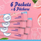 Crystal Light Sugar-Free Pink Lemonade Naturally Flavored Powdered Drink Mix 72 Count Pitcher Packets(Packaging may vary)