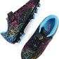 brooman Kids Firm Ground Soccer Cleats Girls Football Cleats with Shin Guards and Soccer Socks