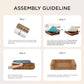Bedsure Orthopedic Dog Bed for Small Dogs, Waterproof Memory Foam Small Pet Beds with Sides, Non-Slip Bottom and Egg-Crate Foam Medium Dog Couch Sofa with Washable Removable Corduroy Cover, Brown