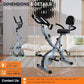 Foldable Exercise Bike Stationary Bikes for Home, 5 IN 1 Indoor Workout Bike, Cycling Bike with 16-Level Quiet Magnetic Resistance, 6.6 LBS Flywheel and 300LBS Capacity, 2025 Designed 817 X-bike