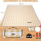 HX&OD Outdoor Picnic Blanket, Extra Large, 80''x60'' Waterproof Foldable Blankets Gingham Picnic Mat for Beach, Camping Grass Lawn Park Accessories Cute Couple Ideas Wedding (Yellow, 80”x60”)