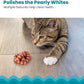 Catstages Plaque Away Pretzel Cat Toy – Interactive Catnip Dental Chew Toy to Help Clean Teeth, Fun for Play and Chewing, Orange