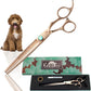 Kenchii Rose Dog Grooming Scissors, 25 Tooth Blending Shears, Dog Scissors for Grooming, Ergonomic Design for Comfort and Precision, Heavy Duty, Durable and Sharp