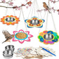Fennoral 4 Pack Bird Feeder Kits for Kids Make Your Own Bird Feeders Wooden Arts and Crafts for Kids Ornaments DIY to Paint Bird Feeders Craft for Spring Winter Garden Outdoor Activities Project