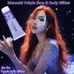Go Ho Mermaid Purple Face Body Glitter Gel,Mardi Gras Outfit for Women Kids,Holographic Mermaid Chunky Sequins Glitters for Eye Lip Hair Nails,Festival Rave Accessories,52g