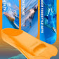 CAPAS Swim Training Fins Comfortable Silicone Lap Swimming Short Blade Floating Flippers with Mesh Bag for Adult Men Women Build Leg Strength